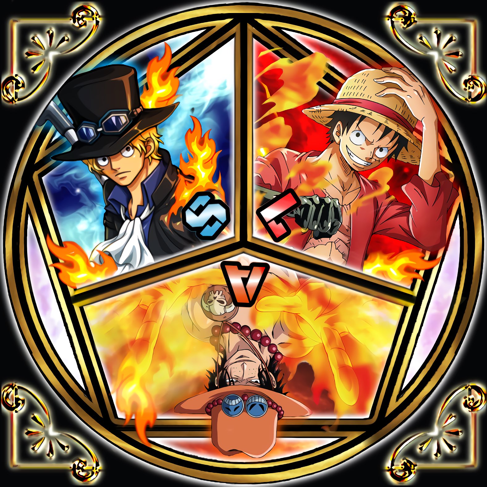 ともな ஐ しばらく休止 アイコン フリー エース サボ ルフィ 勢いで大人のaslも Fwf ﾌﾌﾌ Onepiece T Co 1vng6jq9vs Twitter