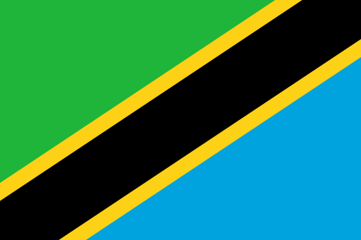 Tanzania. 7.5/10. Adopted in 1964 to replace the individual flags of Tanganyika and Zanzibar. Green alludes to the rich agricultural resources while black represents the Swahili people. The blue stands for the Indian Ocean while yellow represents Tanzania's natural mineral wealth