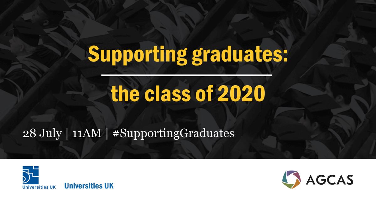UUKevents's tweet photo. Our latest webinar is about to start! With @AGCAS, we will be exploring what universities can do to support the employability of the #Classof2020 🙌

Follow us for highlights and join the conversation by tweeting with the hashtag #SupportingGraduates! https://t.co/6IGu1r1vxE
