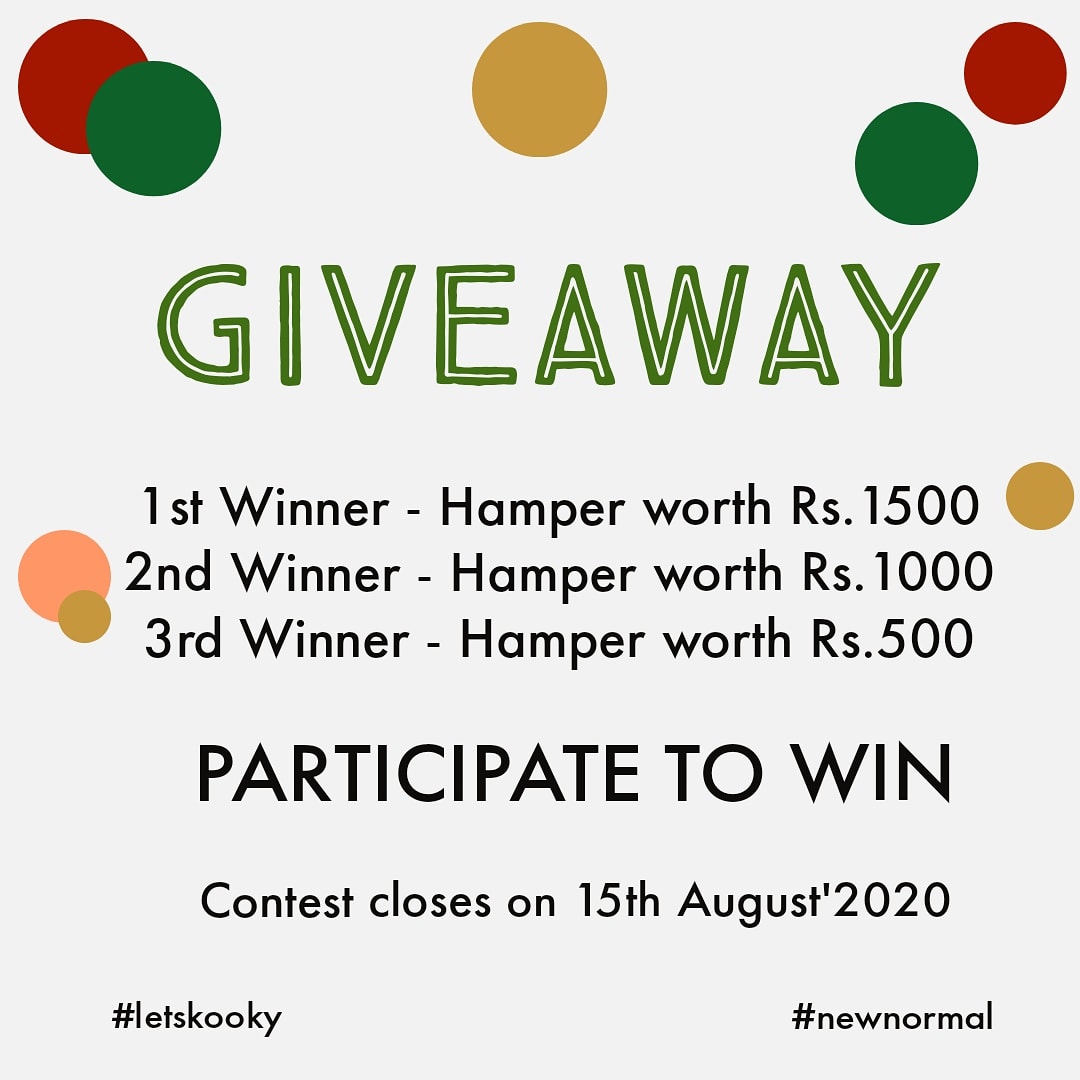 LetsKookky's tweet photo. Today we are announcing our giveaways for our ongoing contest.
.
.
#contest #contestgiveaway #participateandwin #participatetowin #newnormal #letskooky #lockdown2020 #pledge #smile #selfie #instafamily #instagram #giveawaycontest #giveawaytime https://t.co/ryxMzYEfyJ