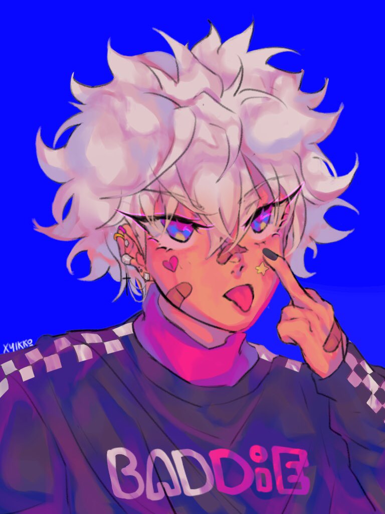 pretty boy swag #killua #hxh, image size:768x1024