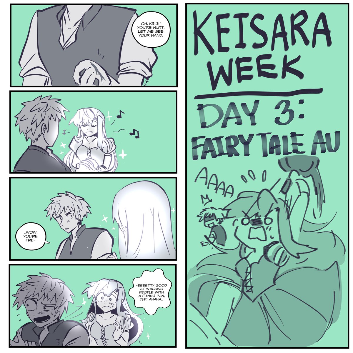 DAY 3: FAIRY TALE AU (Tangled)
#ケイサラ #keisaraweek2020 