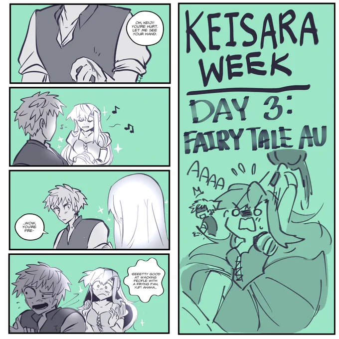 DAY 3: FAIRY TALE AU (Tangled)
#ケイサラ #keisaraweek2020 