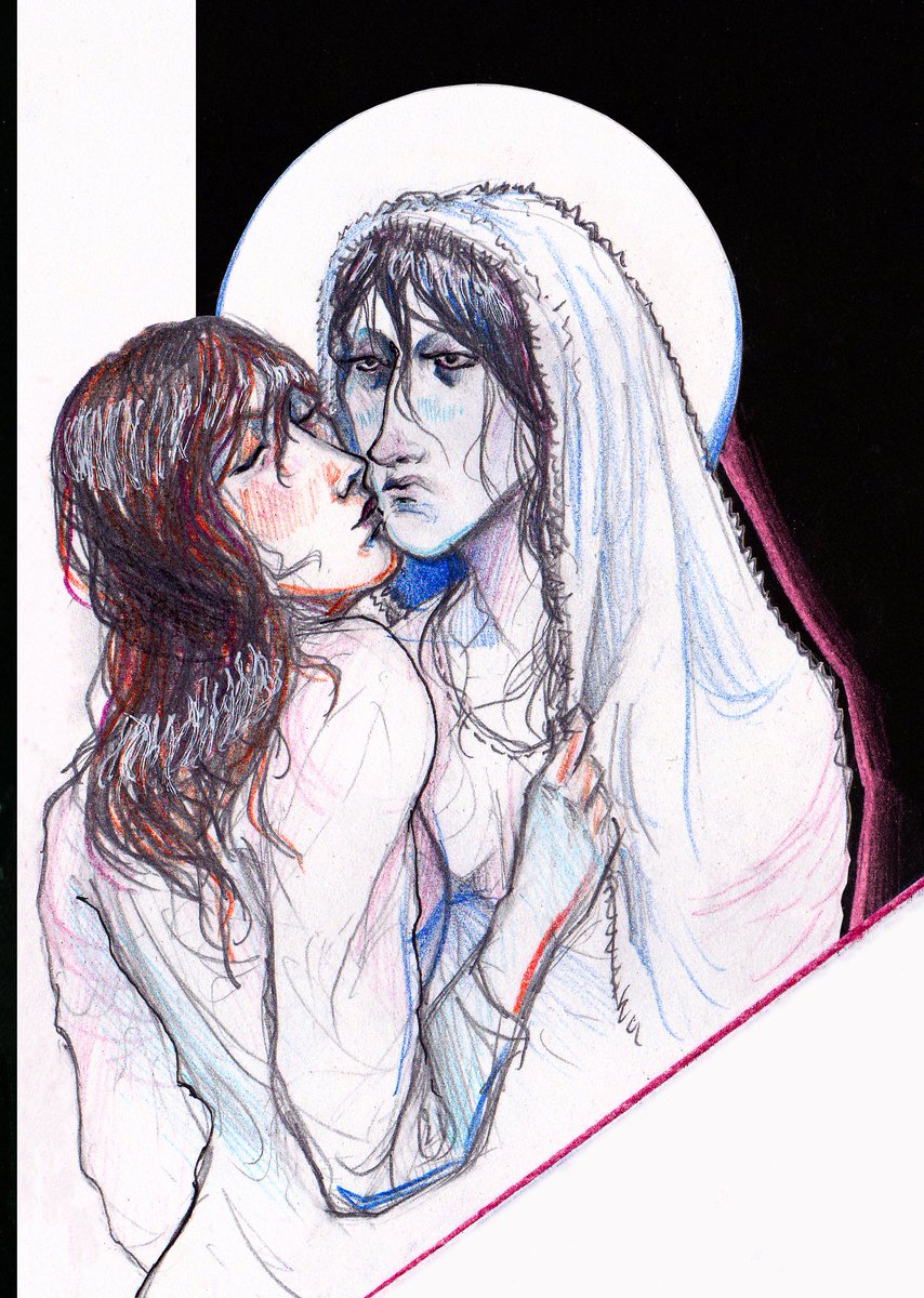 Фем! Лолайты в связи с недавним ретвитом треда про поцолуй Иуды и Иисуса (прости меня господь) и давнишним реквестом на тамблере