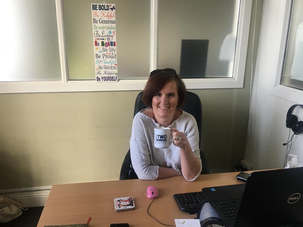 How cool is that? Thank you @Timmy81Long and <a href="/JamesLeonard85/">James Leonard</a> for my #TheTwoNorries mug. An added kindness after yesterdays podcast 
youtu.be/0tv7mTVFses