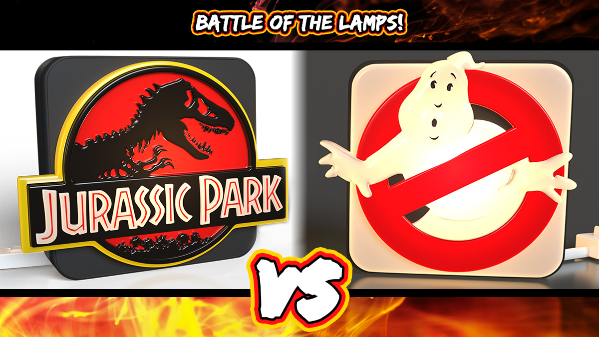 NumskullDesigns's tweet photo. 💡2ND INNINGS!💡 

Last week we asked you to vote on a new lamp...however to make this a fair fight, we are going to switch around the voting options.

⚠️ONLY ONE CAN BE MADE⚠️

We have decided to leave it to you to choose! 

❤️ LIKE = #JurassicPark🦖
🔁RETWEET =  #Ghostbusters👻 https://t.co/7EIwrJ7ltj