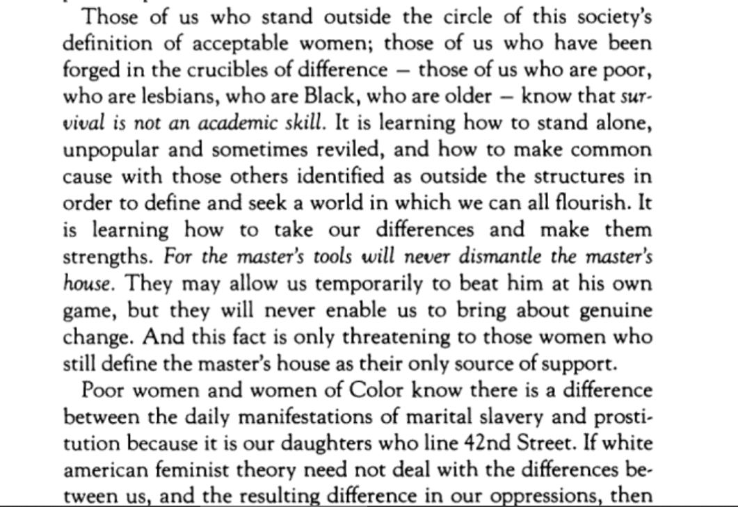 You *really* have to take the quote out of context to make it about a black woman being anti-Irish, since the quote in context is all about WOC.