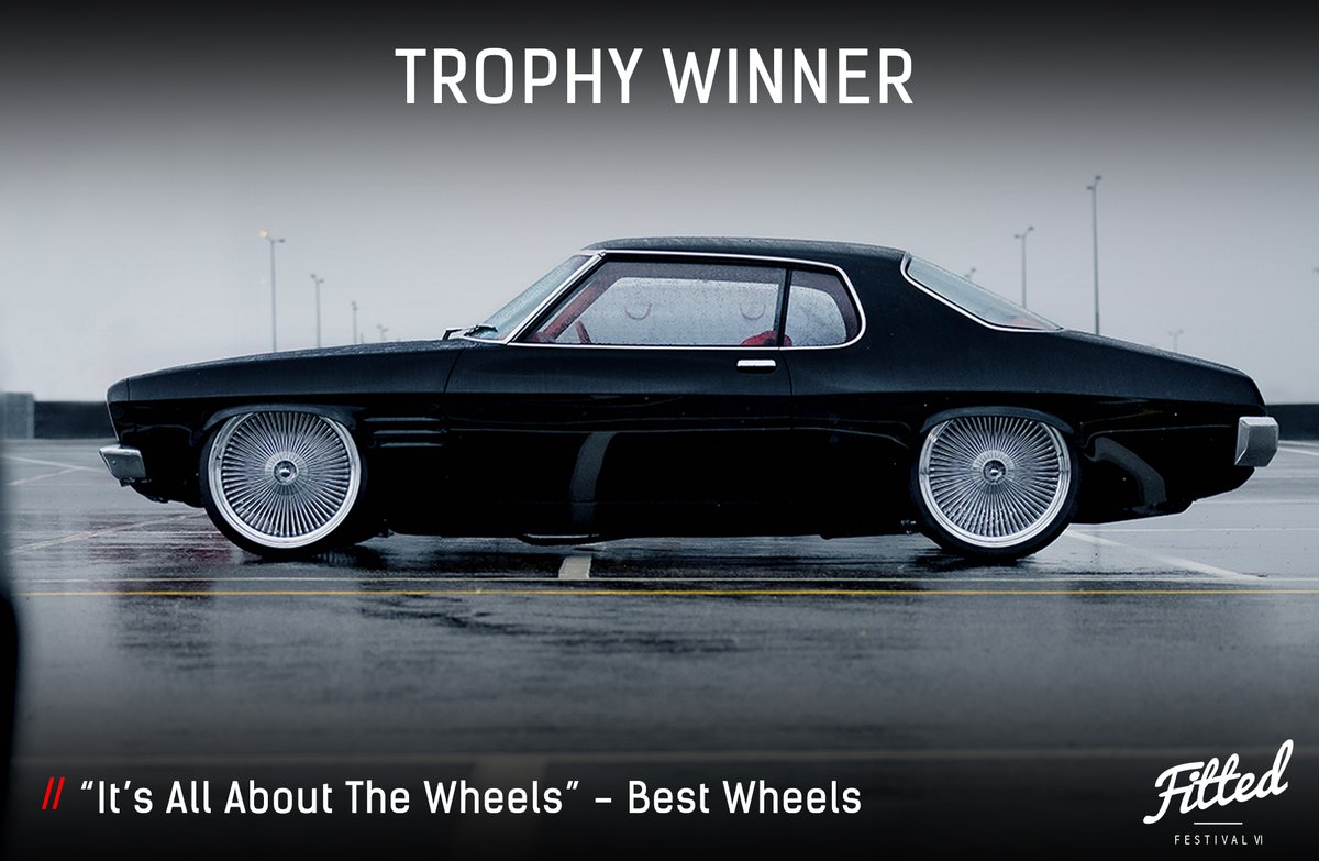 “It’s All About The Wheels” — Best Wheels trophy awarded to this beautifully built Holden Monaro fitted with Custom Wire Wheels. <a href="/Racecoatings/">Race Coatings</a> definitely a breath of fresh air in the Holden Community. Tag a friend that needs to see this setup!
#fittedfestival #passionneverfades