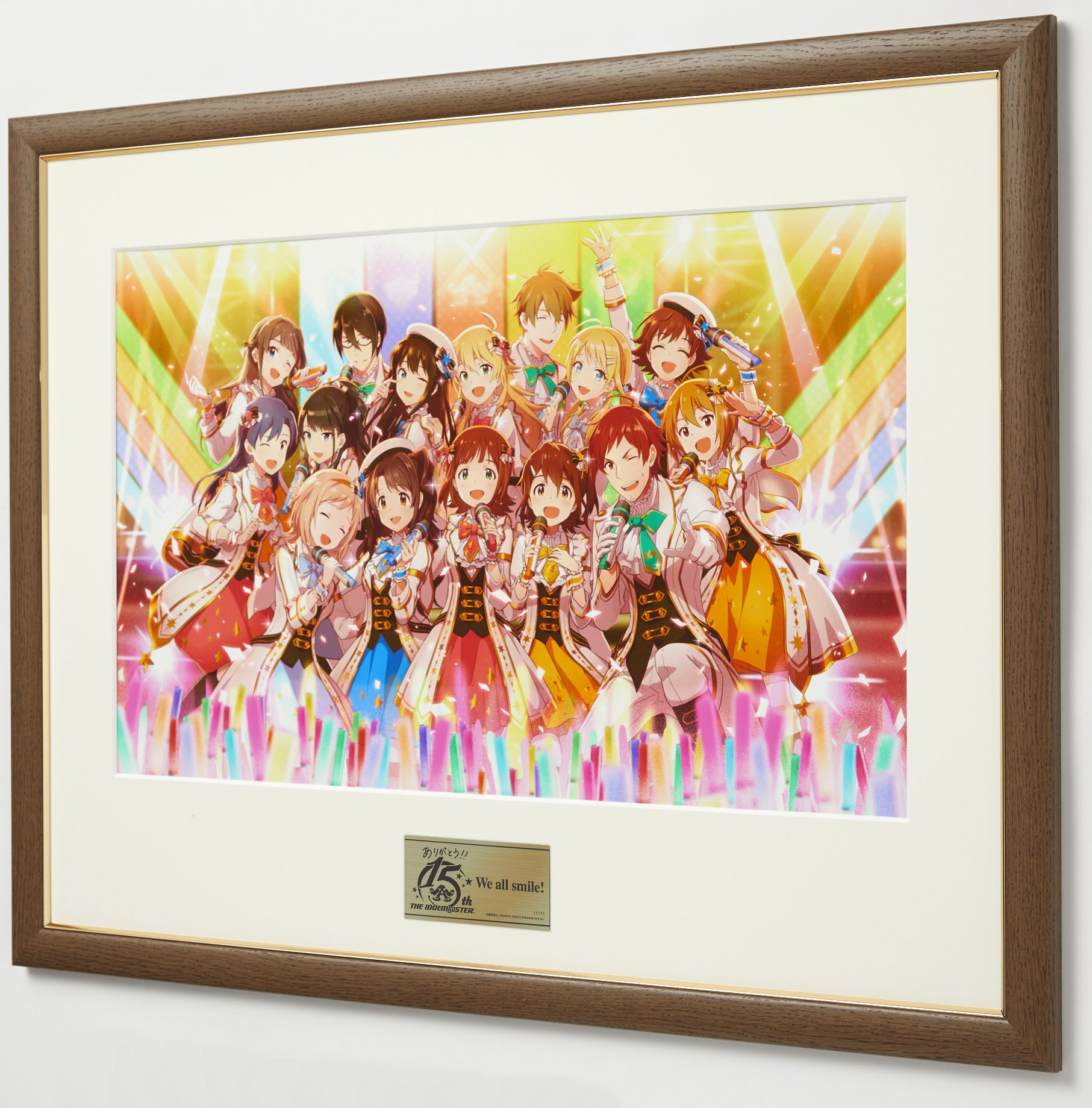 アイドルマスター15周年記念 公式額装プリモアート