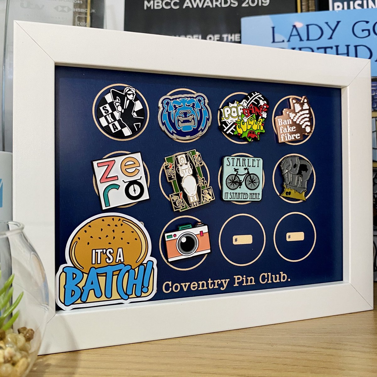 Etch and Pin (@etchandpin) on Twitter photo A look at some of the special commissioned badges released over the past year or so.
Keep an eye out for a new badge in the next few weeks (hidden behind the ‘It’s a Batch’ magnet) which features a year important to the city.
#thisisCoventry #coventrymoves #covpinclub #covhour A look at some of the special commissioned badges released over the past year or so.
Keep an eye out for a new badge in the next few weeks (hidden behind the ‘It’s a Batch’ magnet) which features a year important to the city.
#thisisCoventry #coventrymoves #covpinclub #covhour