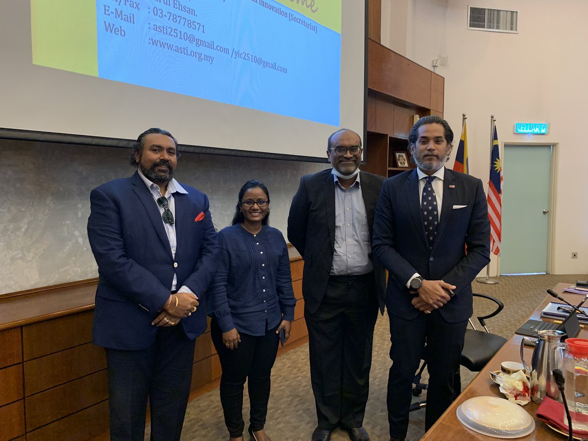 CMVicks's tweet photo. Introducing ASTI to the YB Khairy as MOSTI Minister... positive outcome... more work for ASTI. https://t.co/3EA7eUa2eC
#ASTI #SFYC #cmvicks #KJ #MOSTI https://t.co/3lPTSrD4LP