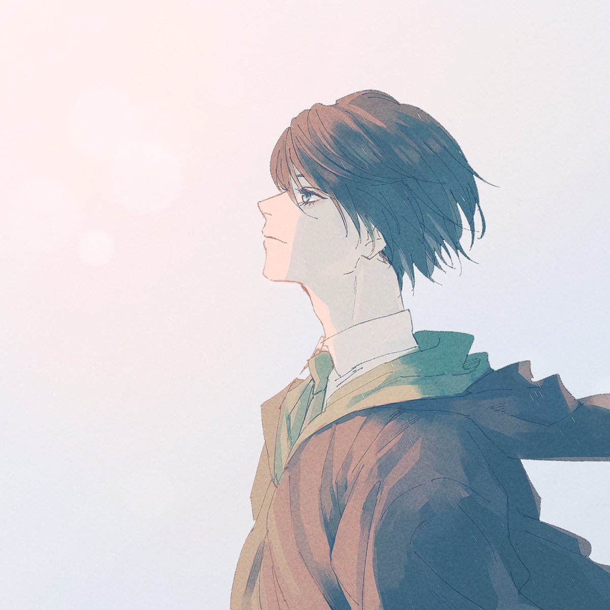 「雨は降りながら、晴れていく瞬間が好き (レギュラス/hp) 」|桐川▶︎skebのイラスト