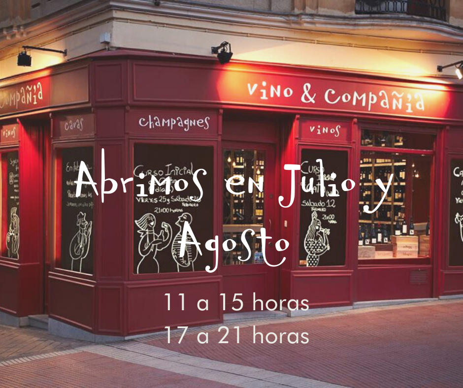 🌞🌞⛱⛱ este verano… no paramos. 

#vinoycompañía #plazaolavide #chamberi #tiendadevinos