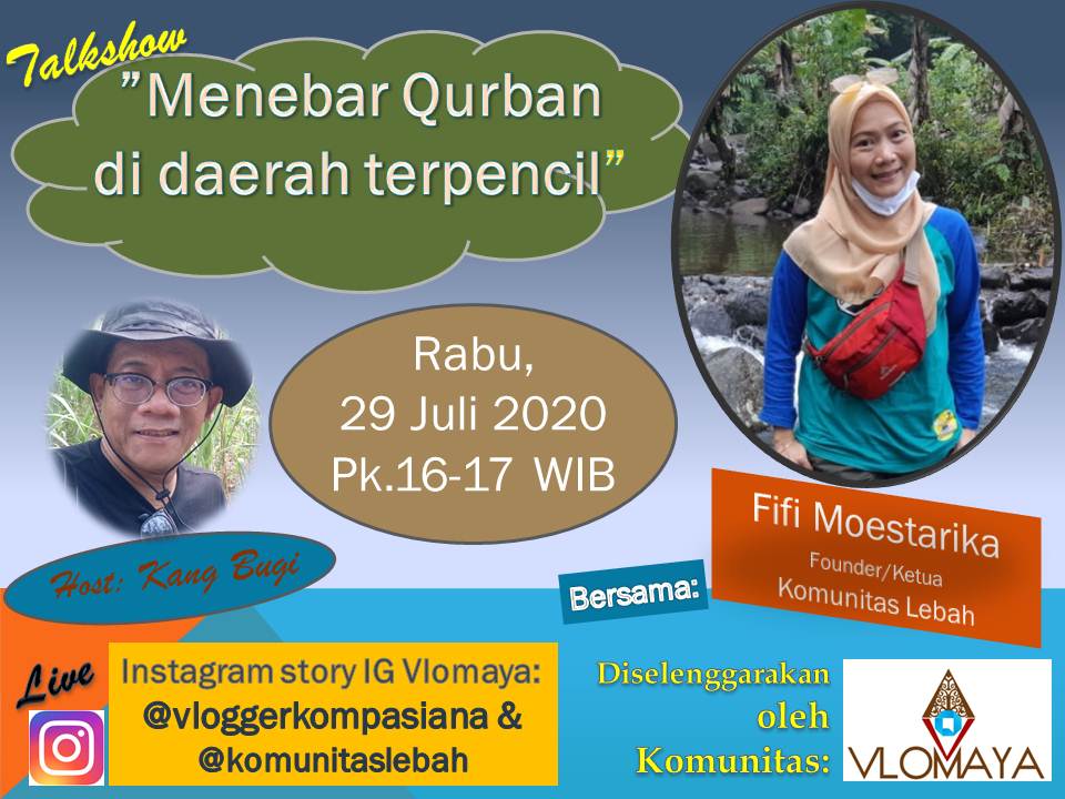 Vlo_maya's tweet photo. Besok sore, yuk gabung, talkshow yg menarik menjelang hari Raya Qurban
@kangbugi @kompasiana https://t.co/zuRs5rVrb3