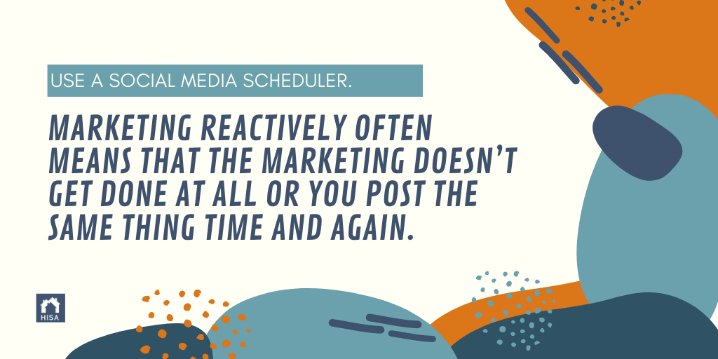 GrowLocalBizUK's tweet photo. Stop marketing reactively and start marketing proactively. ๐๏ธ Use a social media scheduler to make tasks more manageable and start making the most out of the platforms you have. #socialmediamarketing #proactivemarketing https://t.co/VeulVoLfrk