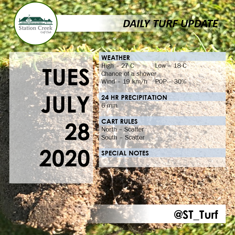Station Creek Golf Club - Turf Department tweet media
