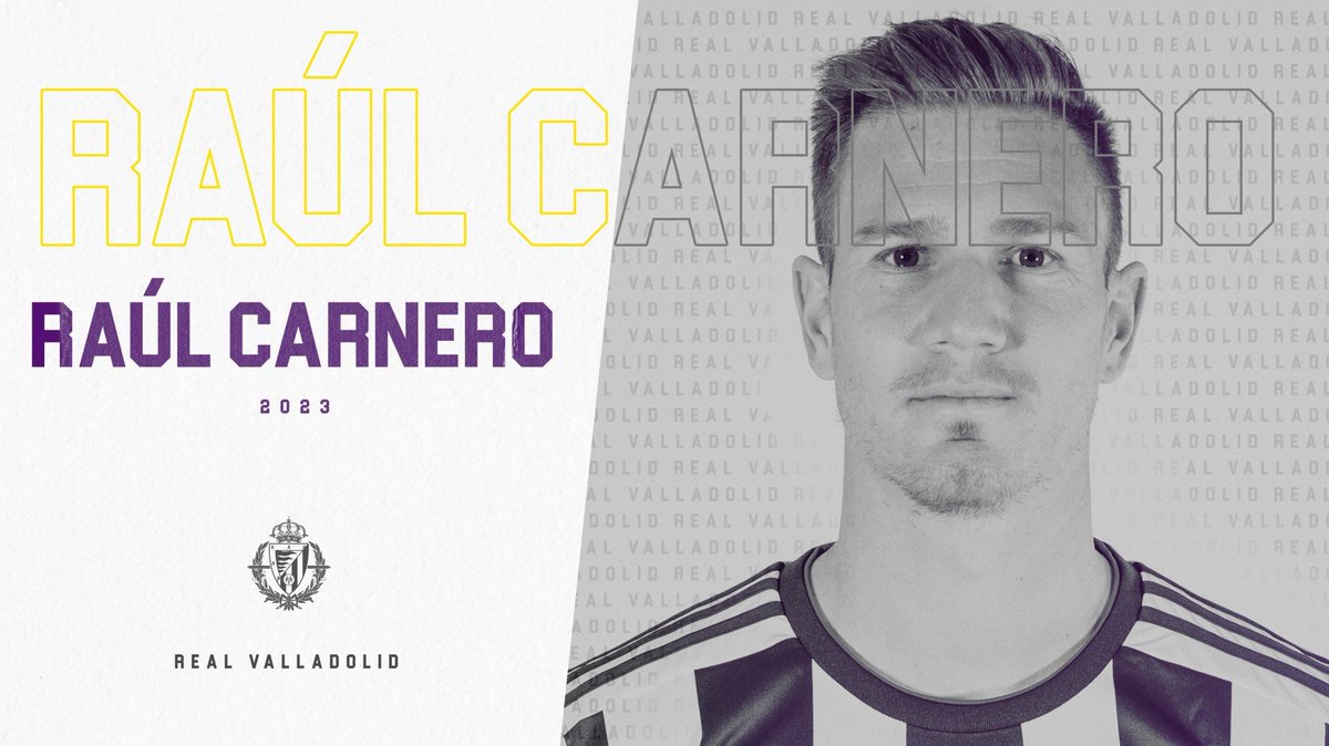  DONE DEAL  - July 28RAÚL CARNERO(Getafe to Real Valladolid )Age: 31Country: Spain  Position: Full BackFee: UndisclosedContract: Until 2023  #LLL
