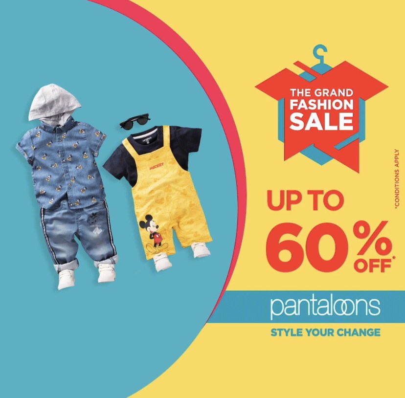 Style your summer look with <a href="/pantaloonsindia/">Pantaloons</a> the Grand Fashion Sale. Shop now at <a href="/logixcitycenter/">Logix City Center</a>, Noida. 
#Styleyourchange #kidswear #summerlook #girlsfashion #fashionableclothes #sale #discount #offers