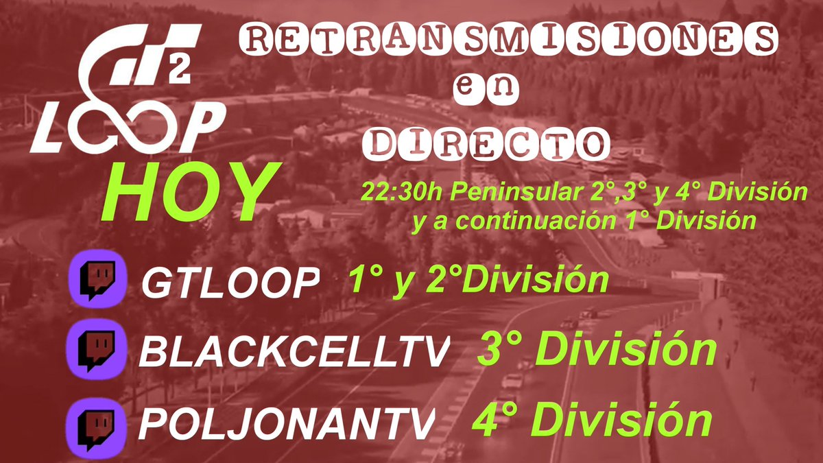 gt_loopmotor's tweet photo. Vamossssss, que corra la voz que corra la #GTLOOP https://t.co/aw9z3tCSb9