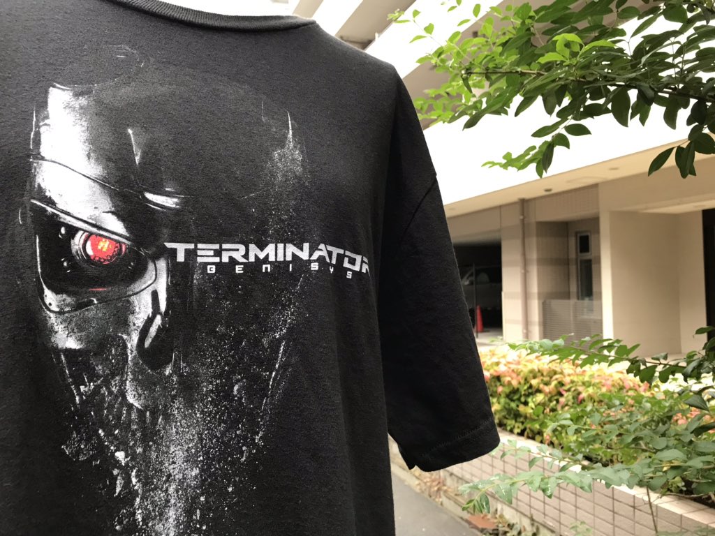 orange_1105's tweet photo. 🤖7.29 wed NEW ARRIVAL🤖15's Terminator Genisys print t-shirt。人気のターミネーター Tシャツです‼️ (商品の問い合わせはDMにてお待ちしております📩) https://t.co/uFip9cyJMv
