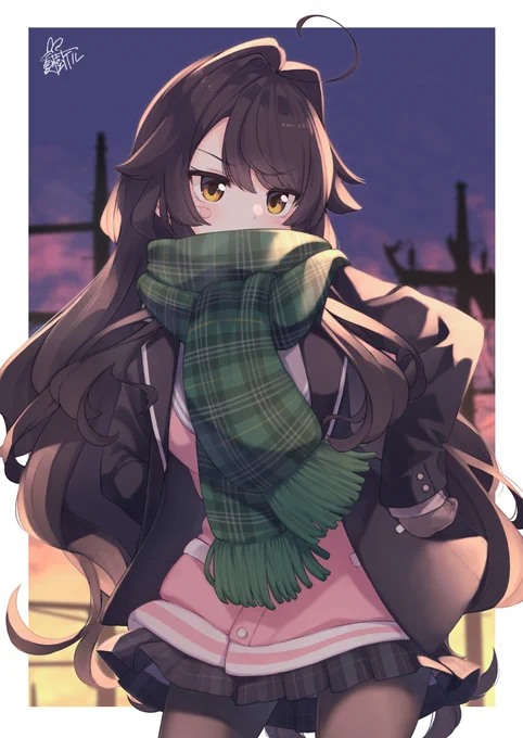 差分で厚着と薄着並んでるやつめっちゃ好き #うちの子 