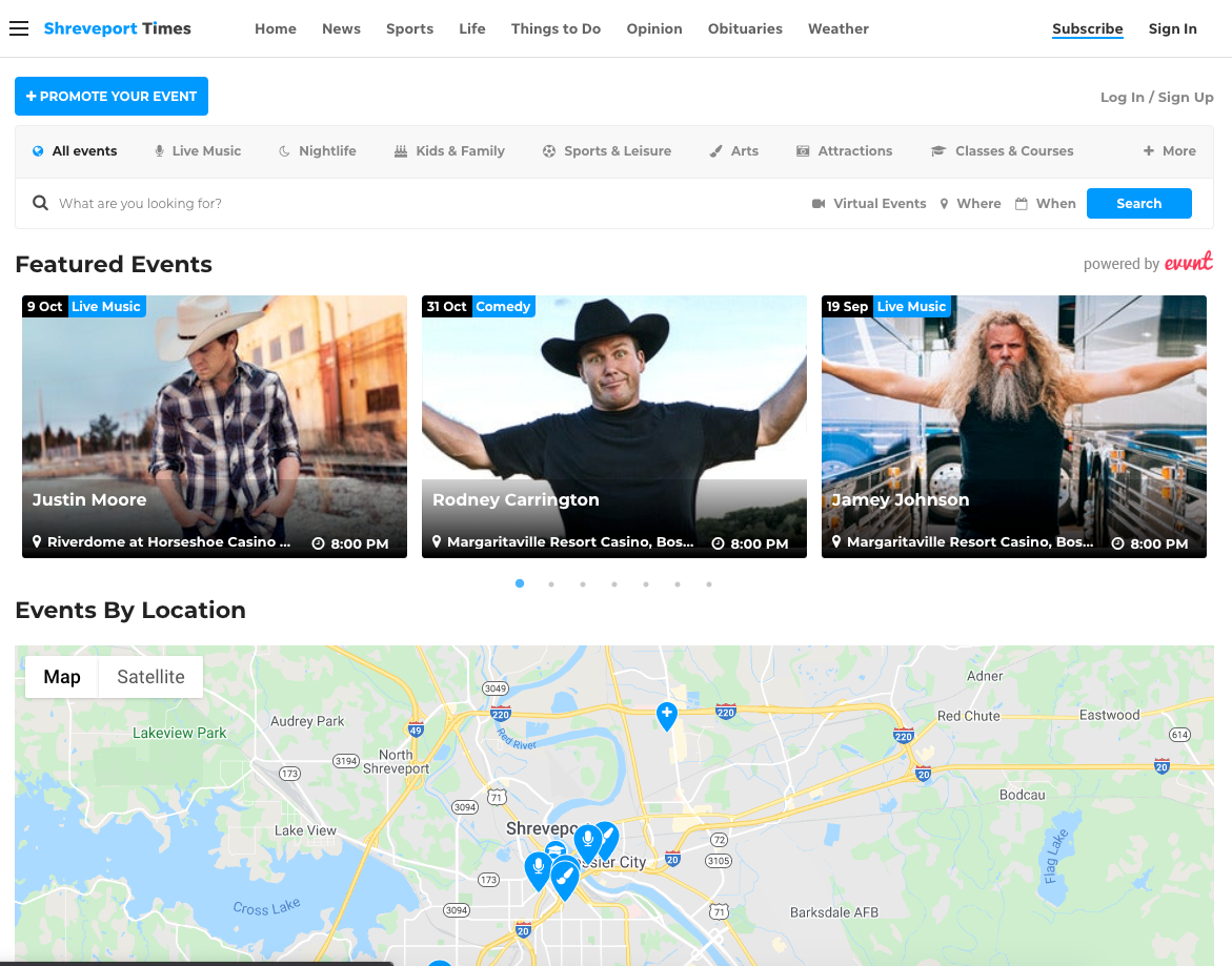 Evvnt's tweet image. WE ARE LIVE ON - Shreveport Times for @USAtoday buff.ly/30Ya2ai @evvnt #Evvnt