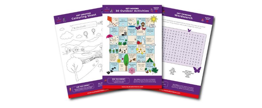 staffscvys's tweet image. Caudwell Children have developed a unique collection of FREE activities and ideas to stimulate disabled children, with three themes;
❓Get Thinking
⚽️ Get Moving
🖍️ Get Creative
Sign up on their website ⬇️
caudwellchildren.com/activitypacks/