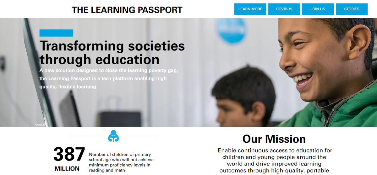 AllforEd2020's tweet photo. Welcome to our look back at @AllforEd2020 e-conf. During the event much was mentioned about @UNICEF 'Learning Passport' &amp; its innovative public/private partnership model in bridging the learning gap. Listen to Mac Glovinsky speak about it again here https://t.co/iN5attCNvJ https://t.co/NtYzy5Oawn