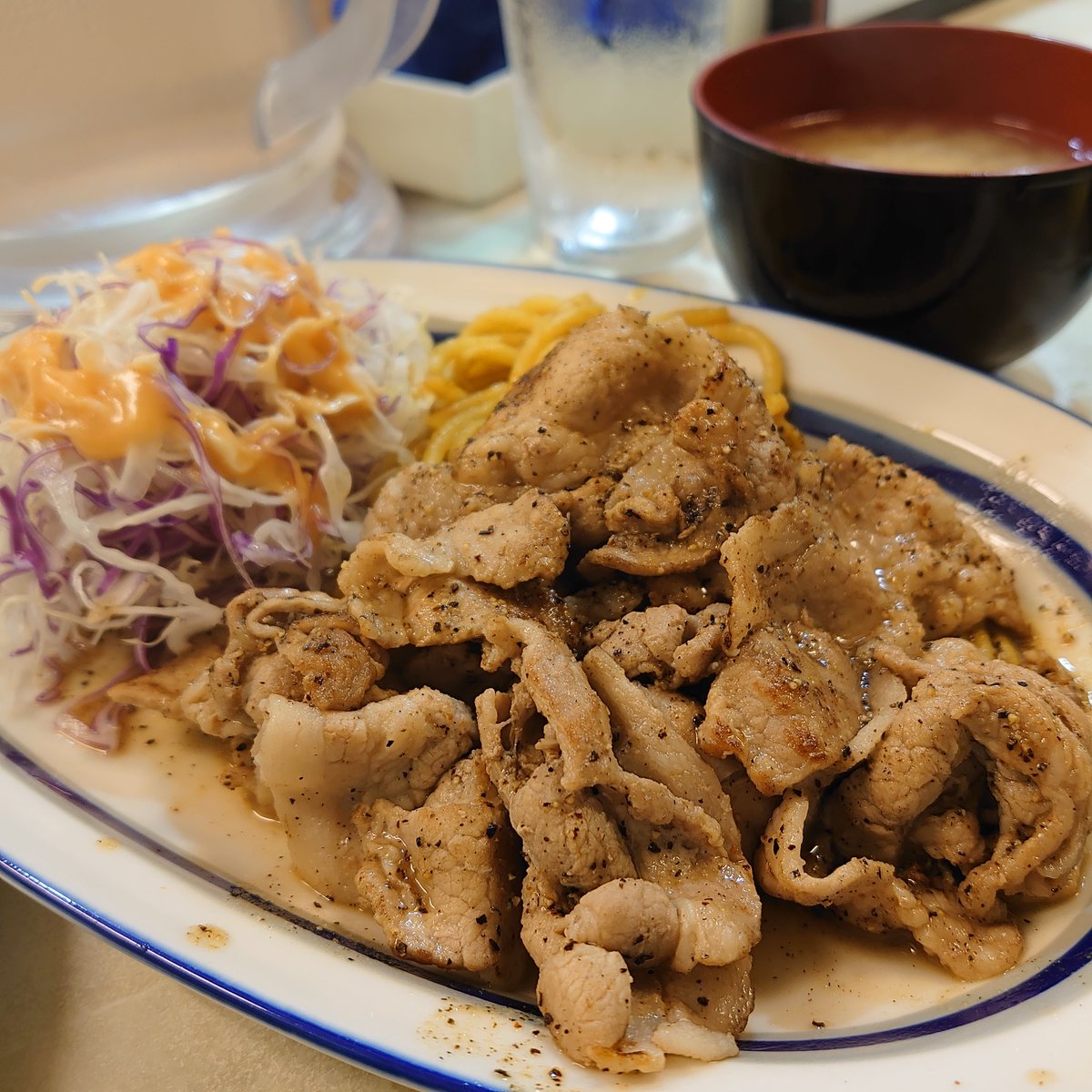 ポークからし焼肉ランチ