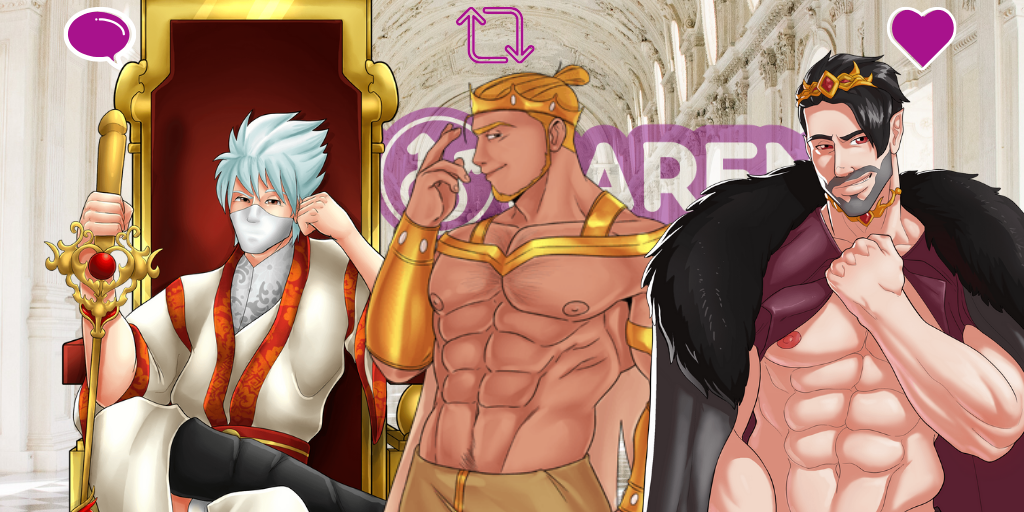 Diamonds, crowns & velvet...binds??, cum? and bow down to these fine as royal wine?, #hunks, darling