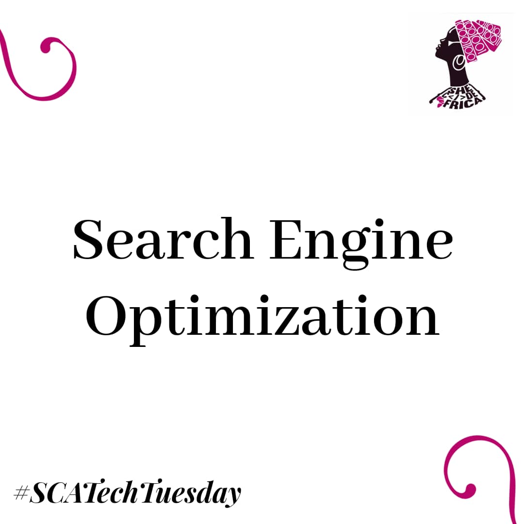 SheCodeAfrica's tweet photo. Ever wondered why your website doesn't show up on google search?
It's not a good feeling, we know.
Heard of SEO?
#SCATechTuesday
(Read on๐๐ฝ๐๐ฝ) https://t.co/S1WDeWInp8