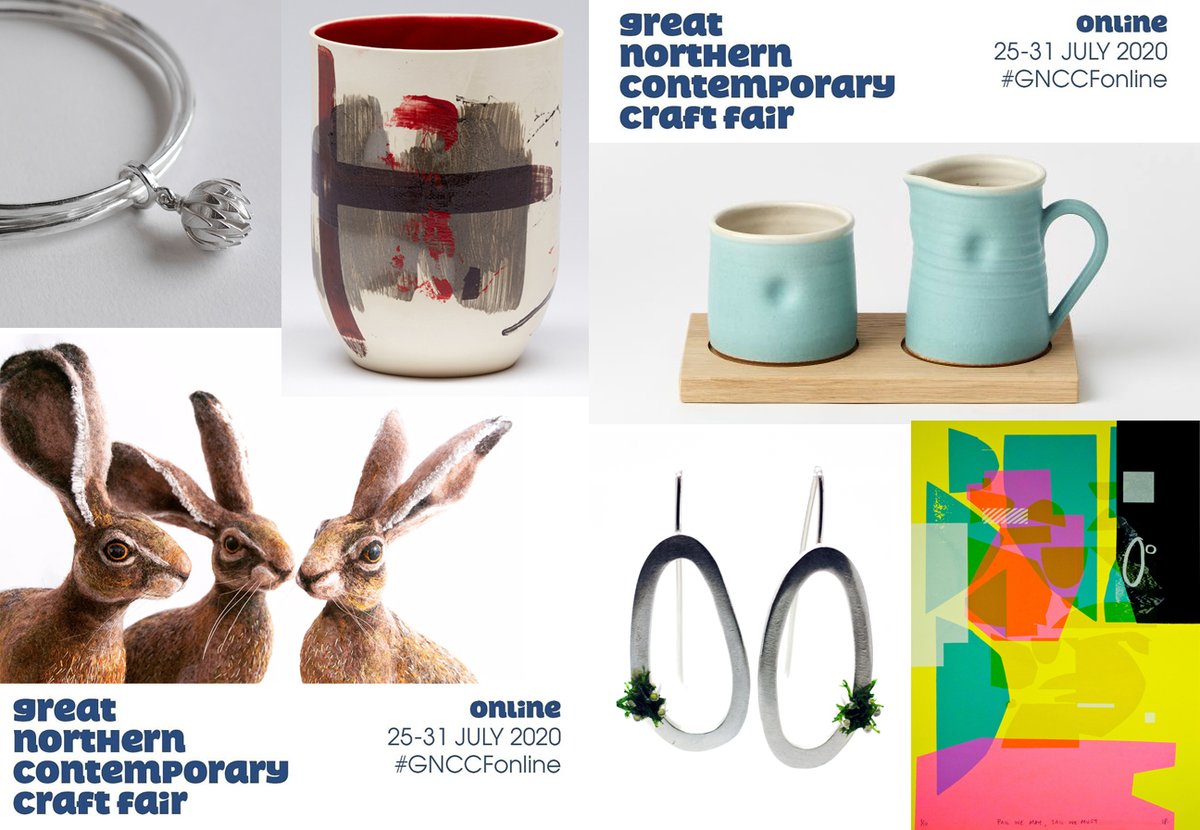 madebyhanduk's tweet photo. Don't worry if you missed @GNCCF's #GNCCFOnline at the weekend. It's on all week! 160 selected makers, including many of ours https://t.co/NyAgGop9Q5 (Pictured: @naomijamesrings @rebeccaperrycd, Zoe Stainton, @TonevonKrogh @libbywardDM &amp; @printgarageiain) #contemporarycraft https://t.co/hBKtgnWTS5