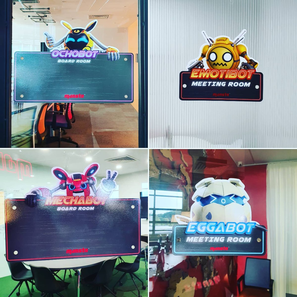 themonstastudio's tweet photo. Check it out! Our meeting rooms have their own unique signs. Can you recognise all of these Power Spheras?⚡😆
(Source: Nizam Razak's FB https://t.co/mBCXIWBH81)
#BoBoiBoy
#Monsta
#TeamMonsta https://t.co/nIMjd7RZks