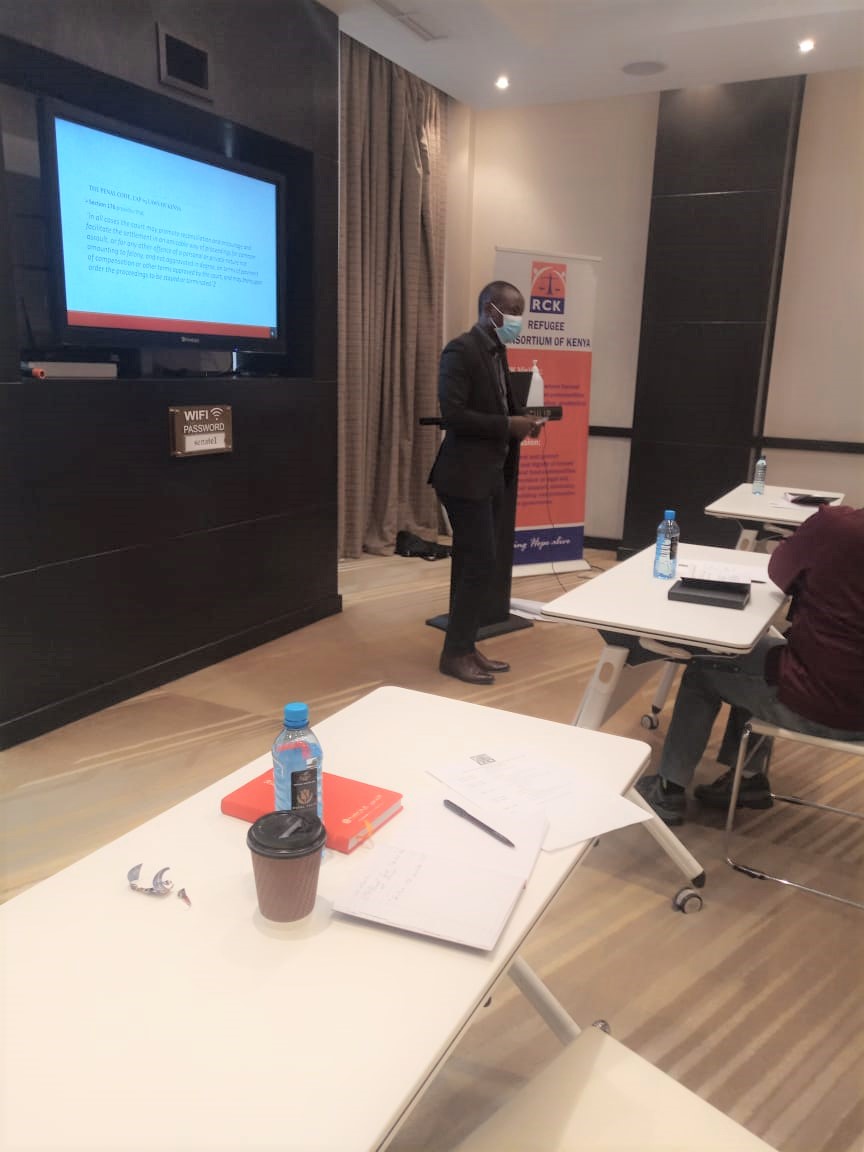 RCKKenya's tweet photo. Happening Now: Refugee led organizations training on Alternate Dispute Resolution Mechanisms  @NairobiRoyal #ADR #Withrefugees #KeepingHopeAlive https://t.co/7KyClcB3xX