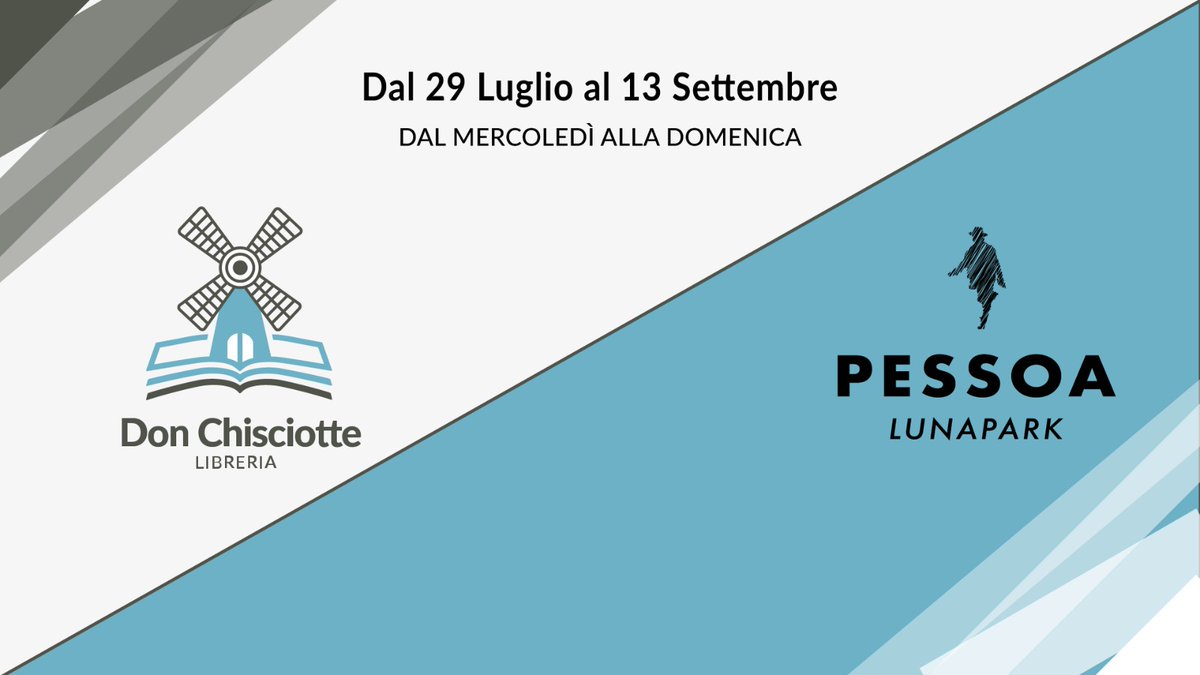 D_ChisciotteLib's tweet photo. Dopo la falsa partenza della scorsa settimana, questa volta ci siamo per davvero‼️
Da domani porte aperte al Pessoa Luna Park 🎡 
Dalle 18:00 noi saremo lì con un po’ di libri e qualche nuova idea 😁
#libreriaindipendente #libri  #parcourbano #lunapark https://t.co/zYABSS4AJm