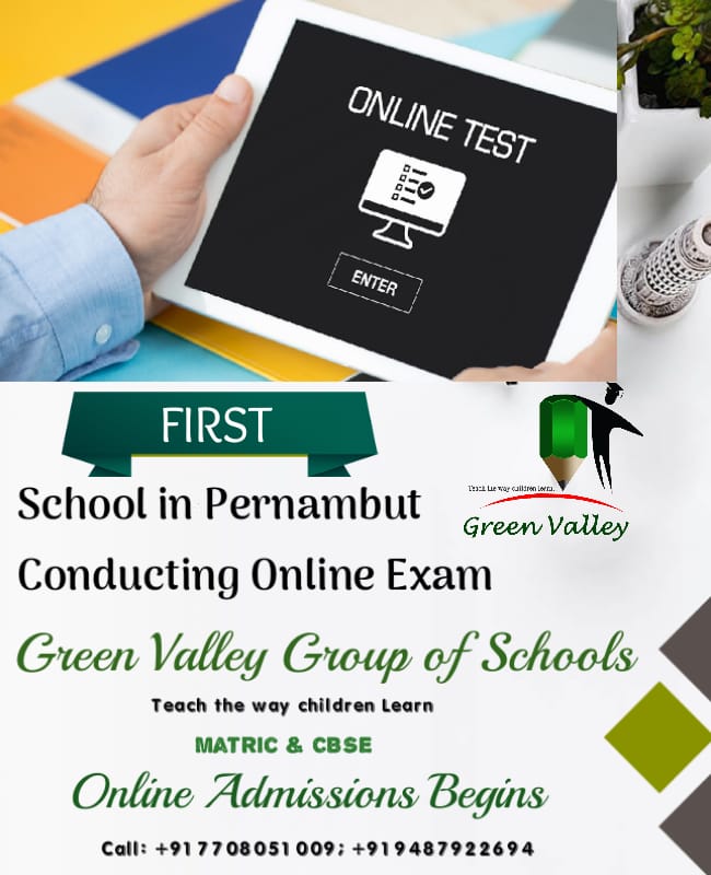 #onlineeducation #Onlinetesting #greenvalleyschool #matric #CBSE