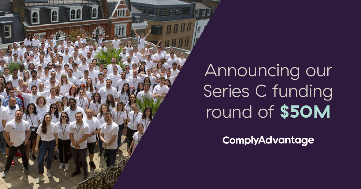 Humbled and thrilled to announce we’ve raised $50 million in our Series C funding round. Joining our fight against financial crime is @OtppInfo and returning investors <a href="/IndexVentures/">Index Ventures</a> &amp; <a href="/balderton/">Balderton Capital</a>

> Read the full story >
complyadvantage.com/blog/series-c

#seriesc #aml #financialcrime