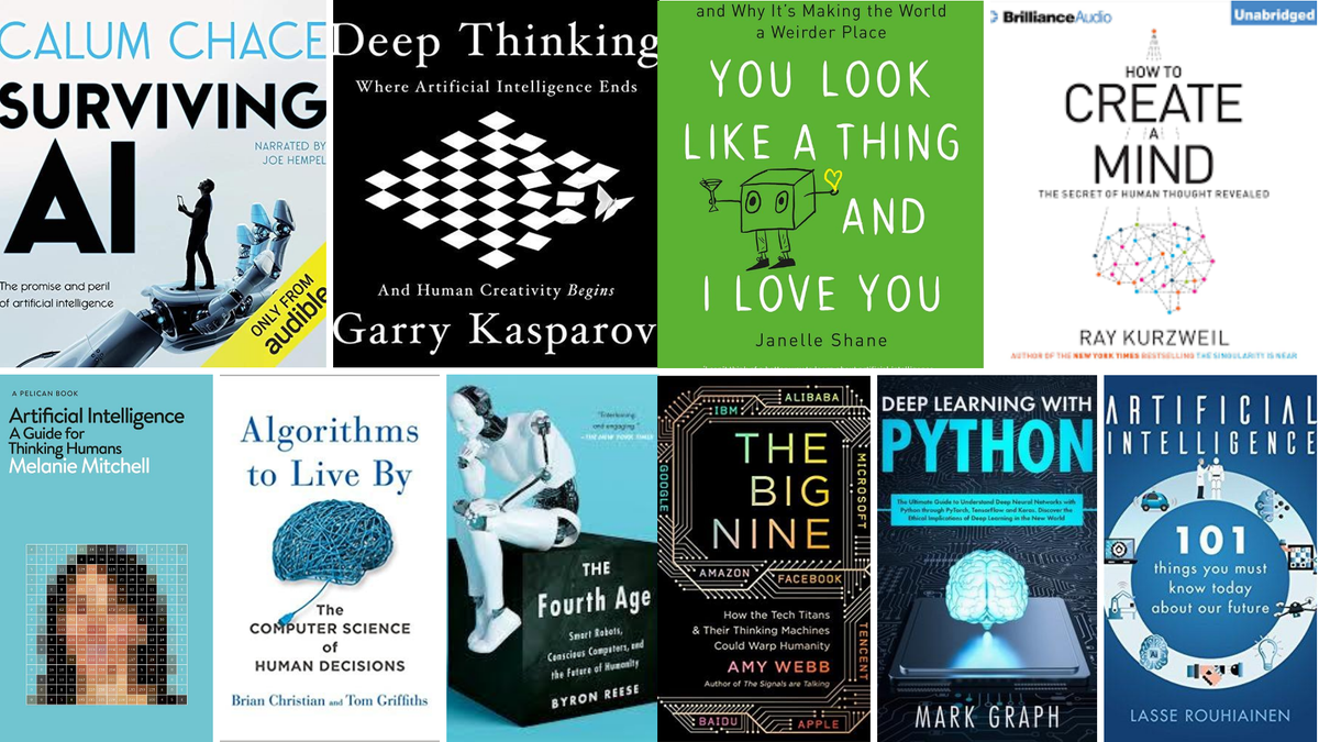 reworkpip's tweet photo. Top 15 AI and Machine Learning Audiobooks https://t.co/jb2oqVdtc8 #reworkAI https://t.co/qnvd0VDUlY