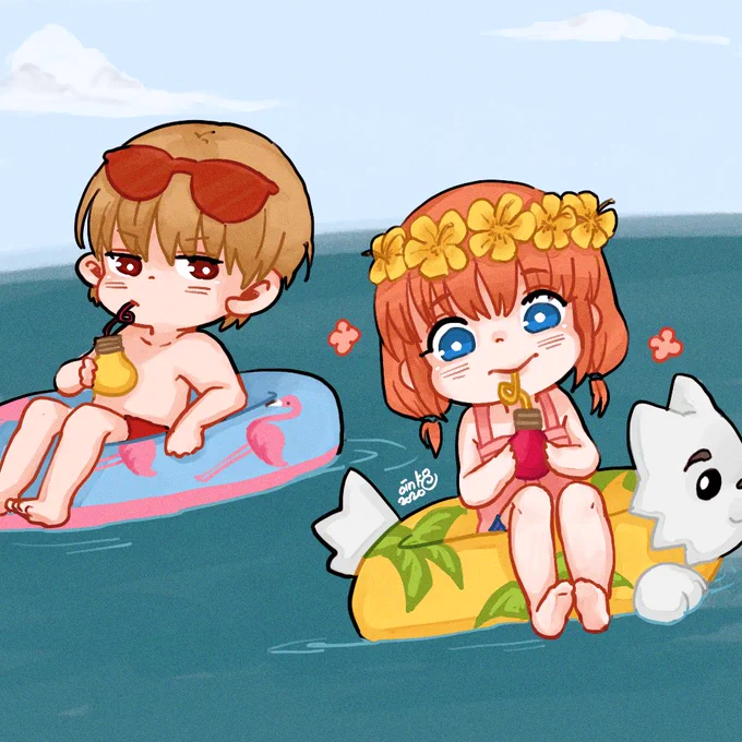 ☀️ okikagu in summer ☀️

it's about time i post this ??
anyway, i love them with all my heart and soul ??

#okikagu #gintama 