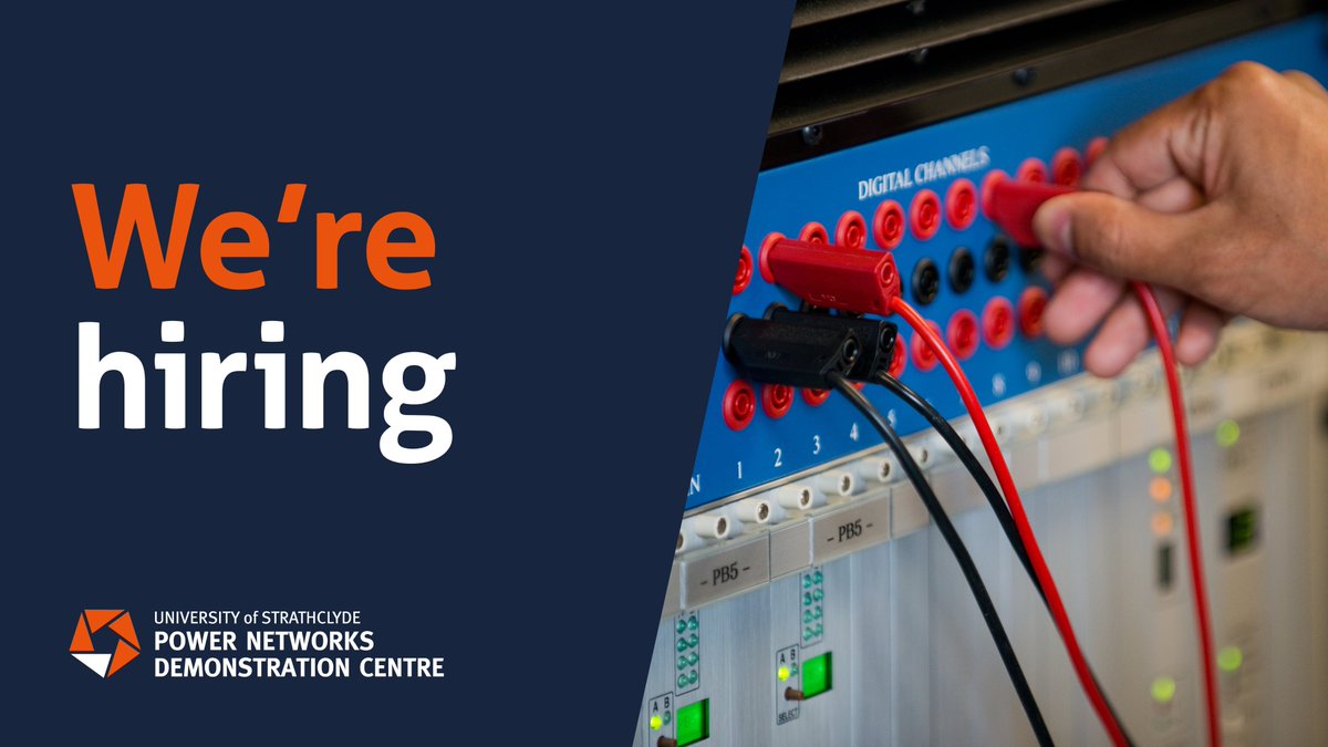 📢VACANCIES📢 Bid &amp; Proposals Development Officer | Research &amp; Development Engineer (Digital Substations) find out more &amp; apply here: bit.ly/2X2u3vn <a href="/EEEStrathclyde/">EEE Strathclyde</a> <a href="/UniStrathclyde/">University of Strathclyde</a>