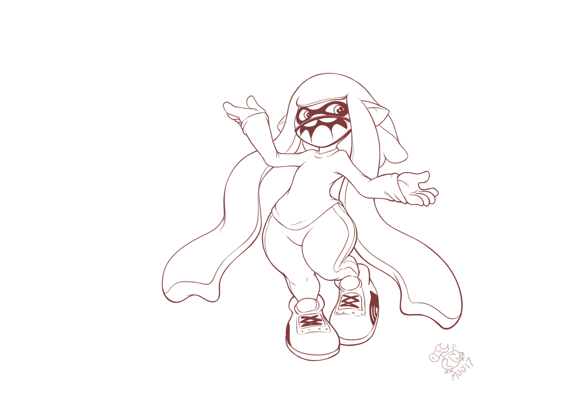 c0wnugget's tweet photo. In some places, refusing to wear a mask might just get you eaten...

#Splatoon #vore #丸呑み #squidgirl #squidling https://t.co/FBdtOCaG3D