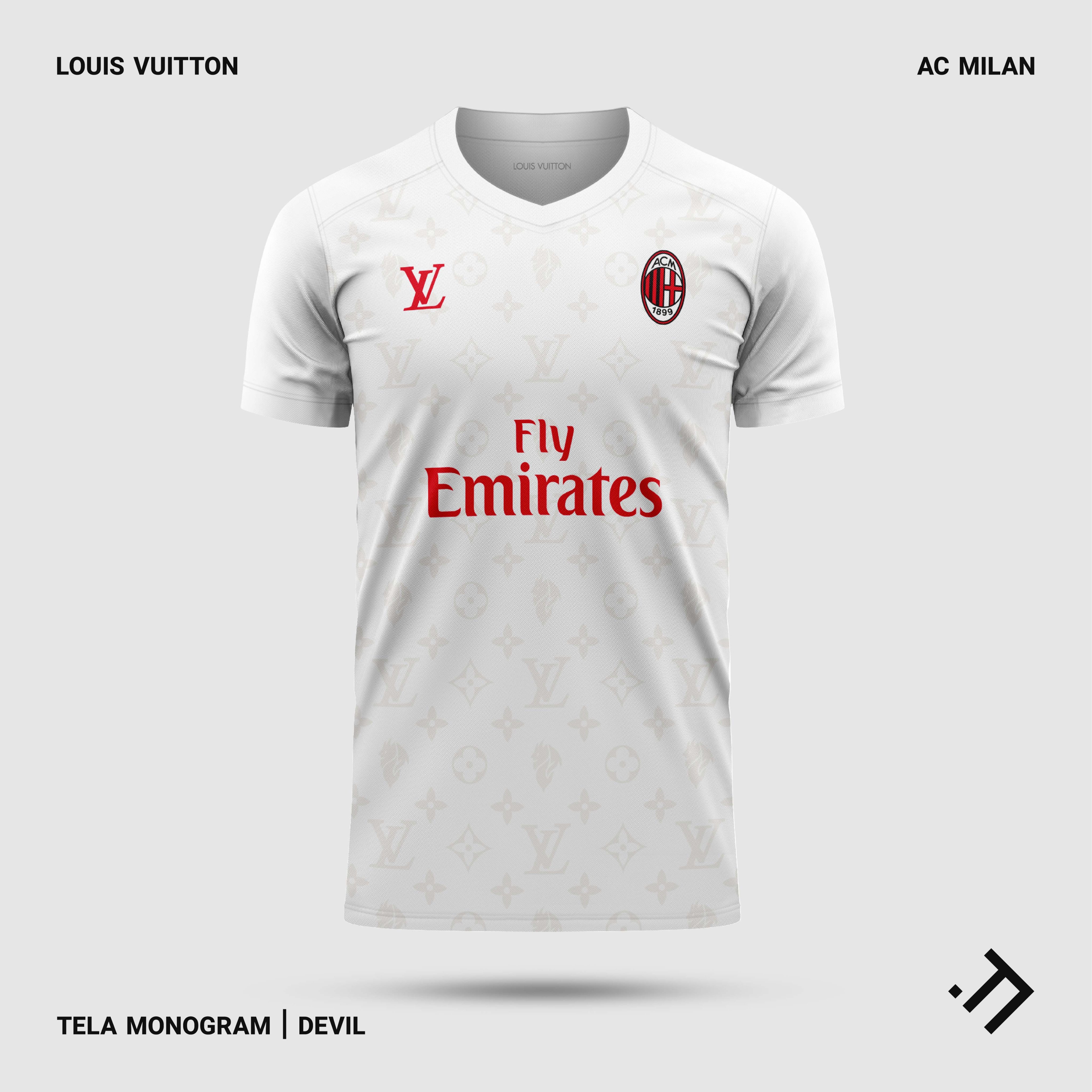 Nicola Trivieri on X: AC Milan e Louis Vuitton insieme?⚫🔴 Che ne  pensi?😈📩 La maglia away prende ispirazione dall'unione dell'iconica tela  Monogram, creata più di un secolo fa, e del diavolo rossonero