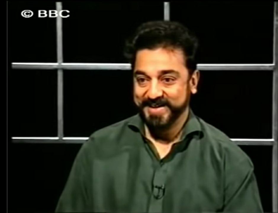There is an rare interview on youtube, if you really inspired by Dr.kamalhasan just have a look into that,Video name:"Kamal haasan karan thapar".