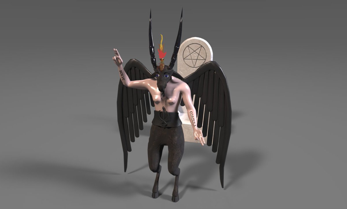 EqualsXyz's tweet photo. Baphomet Final Render completely done!

© &amp; TM
copyright &amp; trademarked

#xyz_equals_3d #xyz_equals_3dGamesStudio #HELLONEARTH #followme #trending #entrepreneur #indie #SoloGameDev #gamedev #Maya2014 #pcgamer #Artist #designer #videogame  #viral #love https://t.co/y7VQf8Cz03