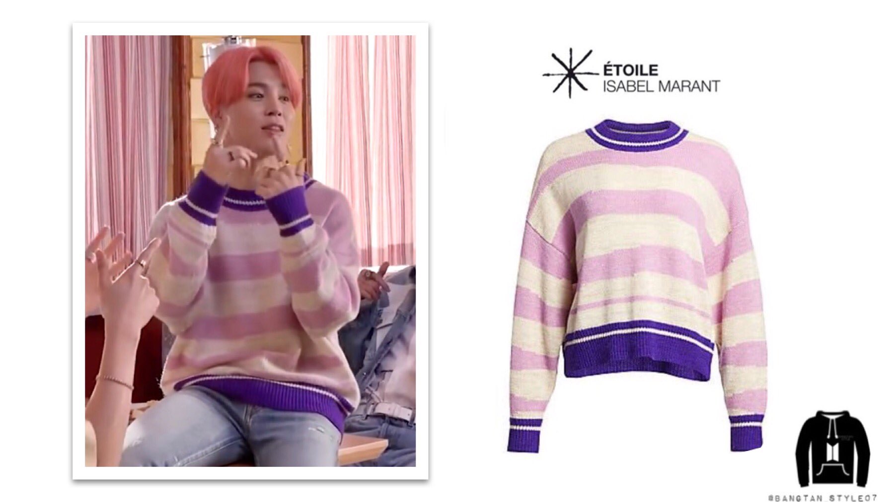 2021春夏新色】 BTS JIMIN 着用色違いイザベルマランISABEL MARANT T