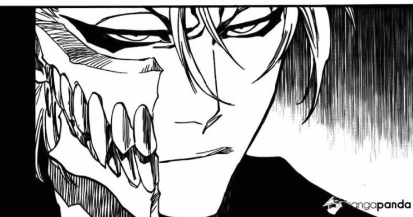Je disais qu'il était le Kenpachi du Hueco Mundo et je pèse mes mots : Grimmjow, c'est Kenpachi sans règles. Là ou personne ne peut mater ZK, Grimmjow est soumis de force a Aizen. Sa colère, sa haine, tout vient de là. C'est un prédateur, sa place est en haut de la chaine -