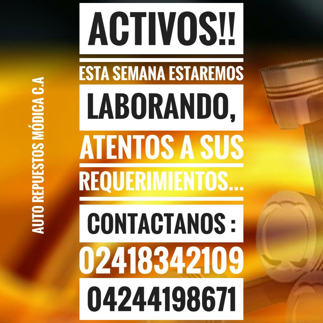 Feliz #martes! Esta semana estamos laborando para sus requerimiento, te ofrecemos variedad de marcas en#Lubricantes y #filtros para tu #carro tambien #refrigerantes #baterias #aditivos
#valencia #sandiego #guacara #naguanagua #auto #repuestos #felizmartesُ