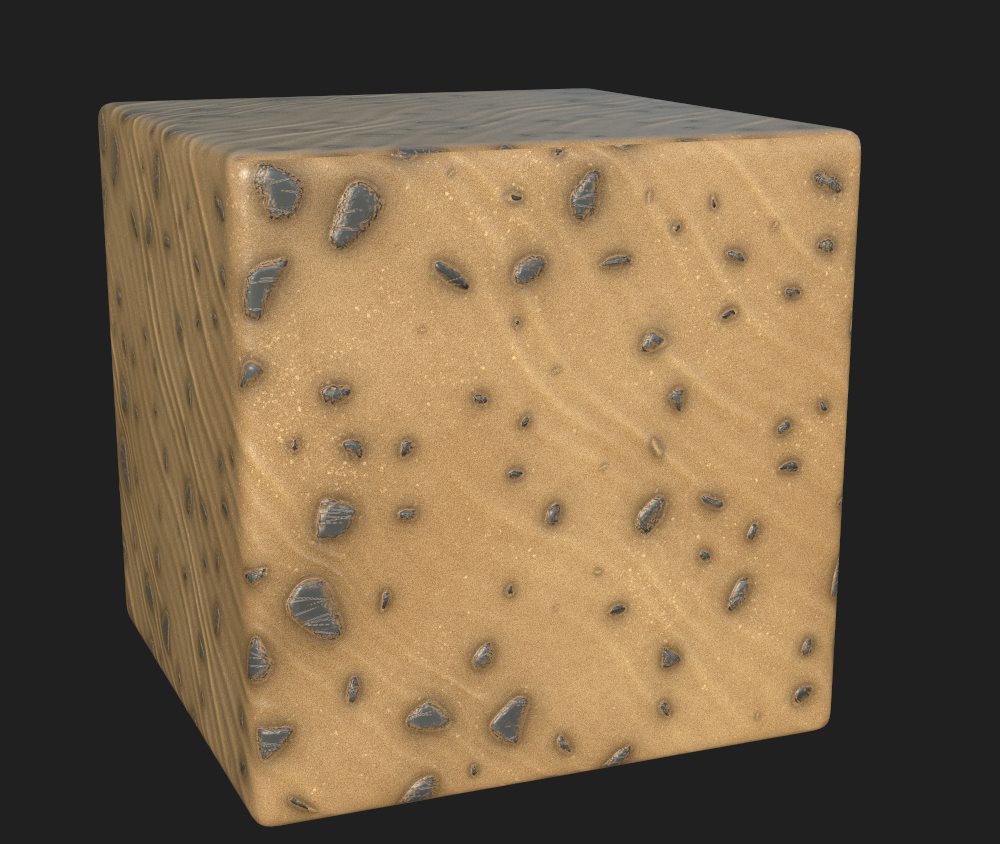 ThursbyNick's tweet photo. I'd finally created a texture in Substance Designer. I'm looking foreword what texture I can make next  #SubstanceDesigner #SandTexture #texture #StudentWork https://t.co/XTTZCEBY7f