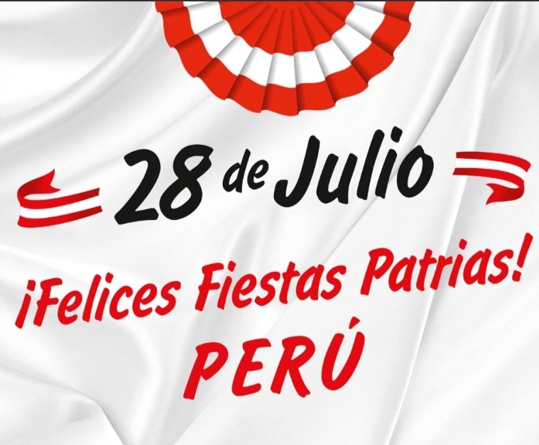 americanhispass's tweet photo. Happy Independence day of Peru! Felices fiestas patrias Perú❤🇵🇪🎉 https://t.co/APuvIHJ3BE