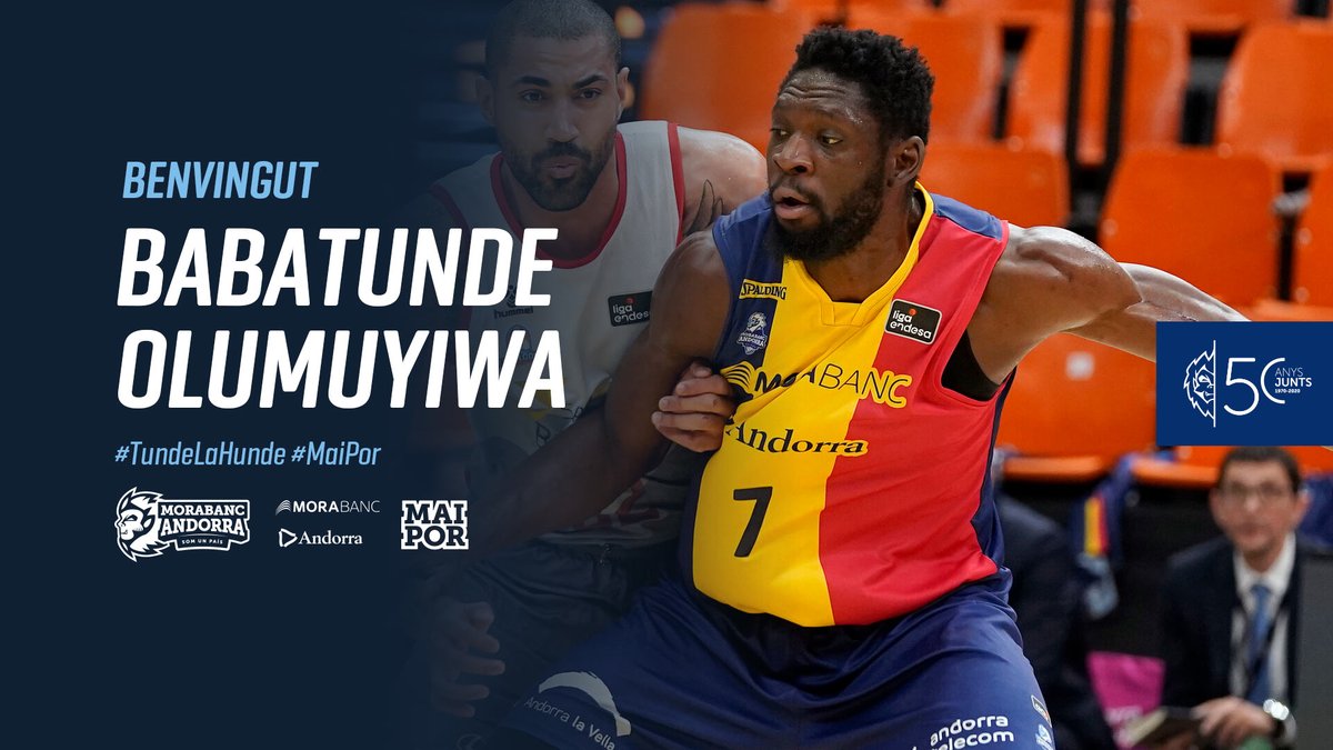 ACBCOM's tweet photo. ¡Vuelve Babatunde!
@Toonday_07 jugará en el @morabancandorra la próxima #LigaEndesa
#MercadoACB https://t.co/2e3laeDwMa